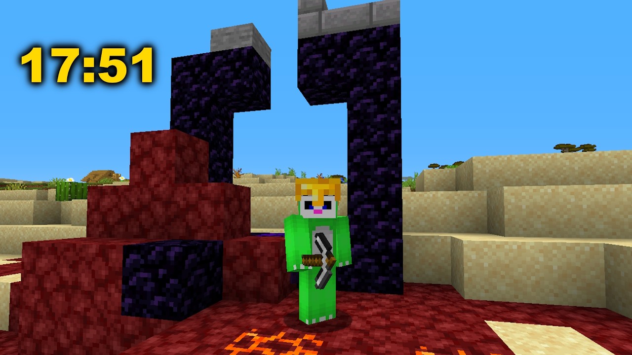 🔴UN POCO DE SPEEDRUN Y CONSIGUIENDO MATERIALES EN SURVIVAL