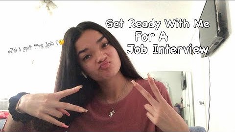 GRWM for my first job interview