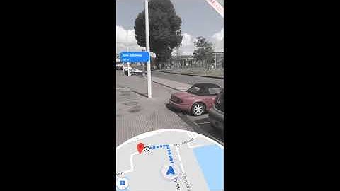 Walking with Google Live View (AR in Google Maps)