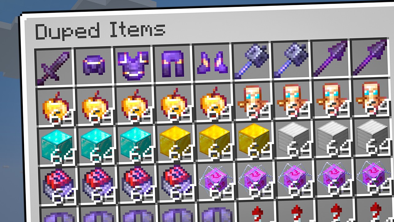 Secretly Duping 6,767,676 items in This Minecraft SMP..!