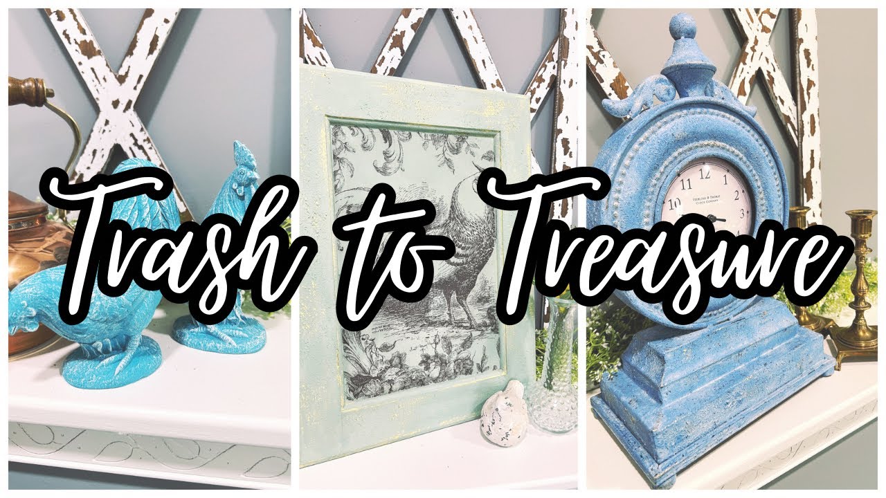 Bright and Beautiful diy home decor - Summer Trash to Treasure thrift ...