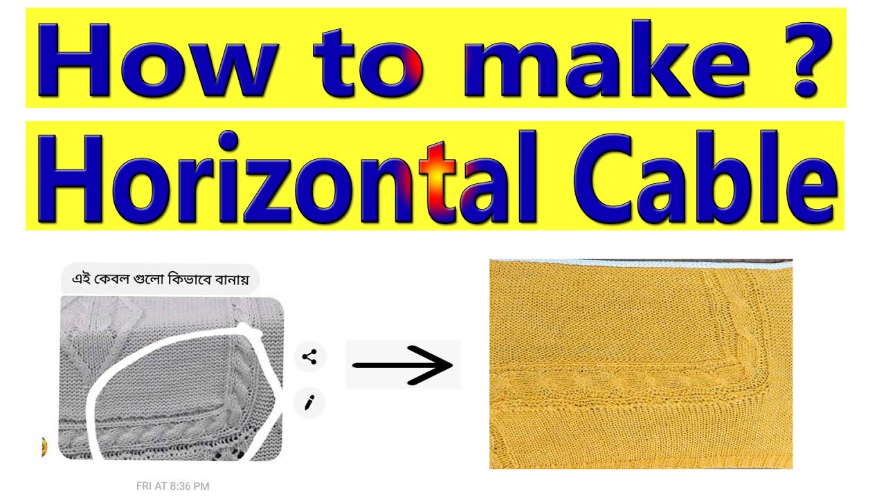 How To Make Horizontal Cable, By Hqpds Programing Software? YouTube