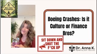 Why does Boeing suck now? Is it culture or finance bros?