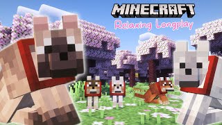 Minecraft Longplay | New Wolf Types & Relaxing Exploration (no commentary)