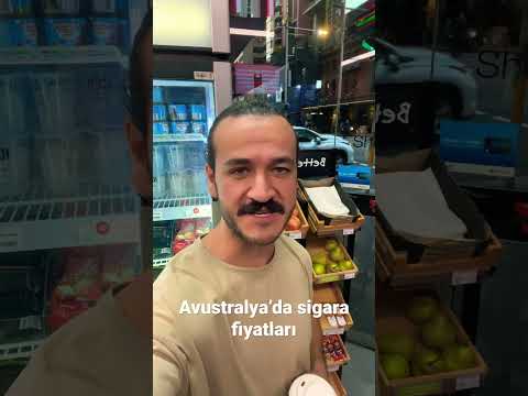 Avustralya’da sigara fiyatları 😲