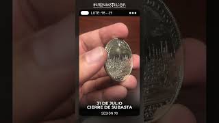Reacuñación Proof Thaler De Plata De Ausburgo De 1744 Ojo Que Todo Lo Ve De Dios Alemania, Baviera