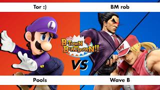 Super B-Town Beatdown 28 Pools: Tor :) (Luigi) vs BM rob (Kazuya, Terry)