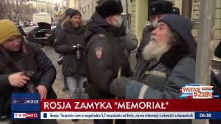 Rosja Likwiduje Centrum Praw Człowieka Memoriał