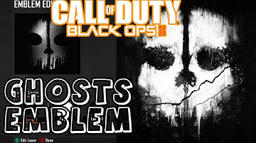 Ghost Emblem Tutorial BLACK OPS 2 - Call of Duty Ghosts