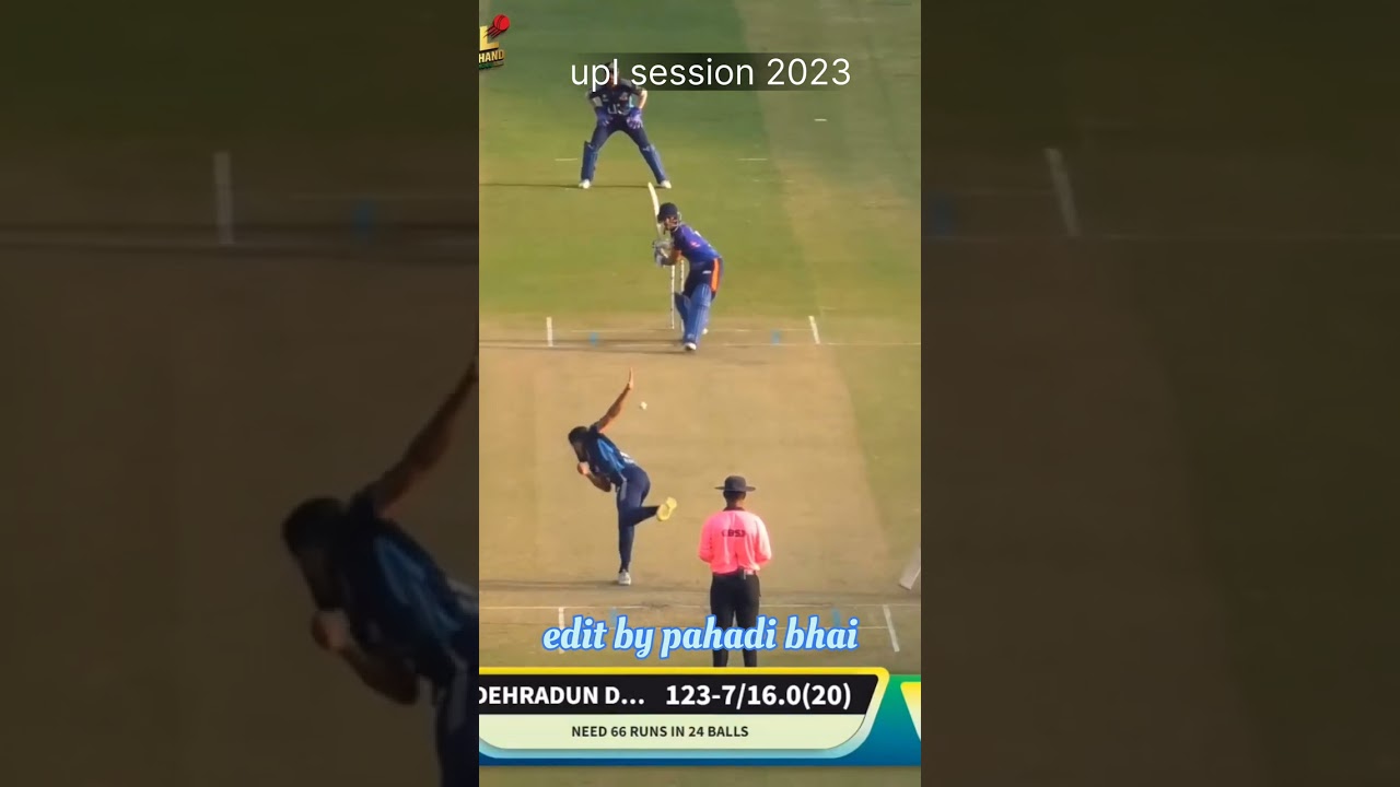 uttarakhand primier league 👿👿🔥 #upl #uplsession2023 #viral #shorts #cricket #six #longsix