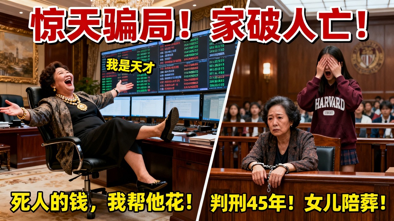 中國大媽在加拿大用423個死人帳戶狂騙美國$2100萬，高喊「這叫盤活資源！」華裔探員亮出鐵證，她被判45年，女兒哈佛夢碎，家破人亡！