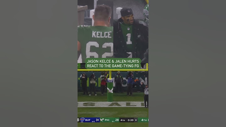 Jason Kelce and Jalen Hurts said job not finished 👀