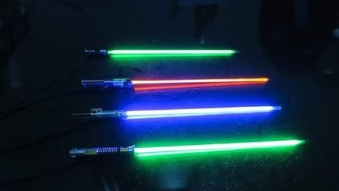 Starwars 1/6 Scale Lights Up Lightsaber Tutorial part 5