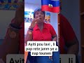 Ayiti pou lavi li pap rete janm ye a nap tounen yon jou kanmenm