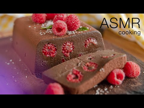 CHOCOLATE MOUSSE CAKE  chocolate pudding recipe from scratch  ASMR cooking video