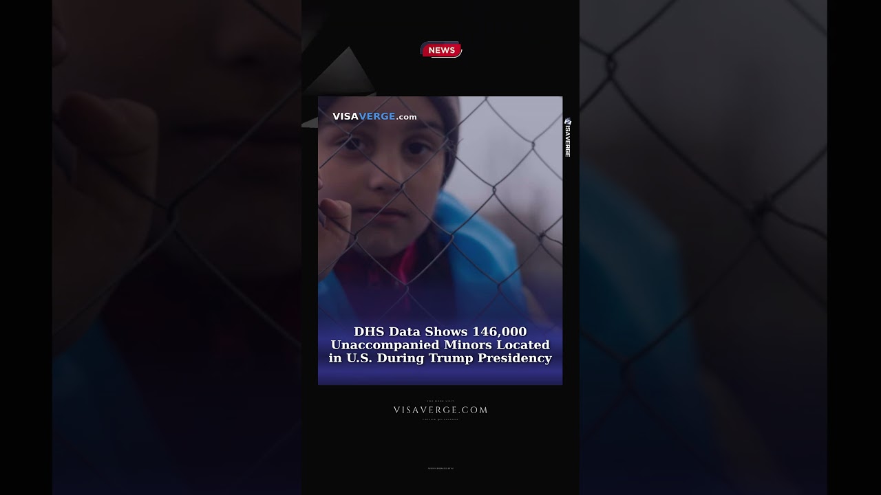 DHS Data Shows 146,000 Unaccompanied Minors Located in U.S. During Trump Presidency