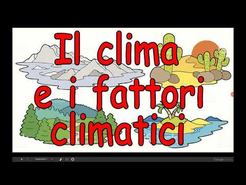 Video: Il clima e la geografia erano?