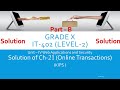 class X IT 402 Part B ch -21 (solution) Online Transactions !aman sir ! amanT4 !