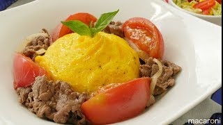 酸味と旨みの舞踏会！さっぱり華やか ドレス ド オム トマト 牛丼 のレシピ 作り方