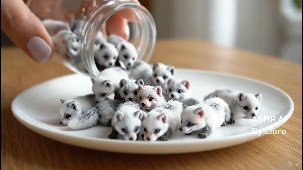 Pouring: Which Jar of Tiny Animals? 🐾 Satisfying Mini Physics