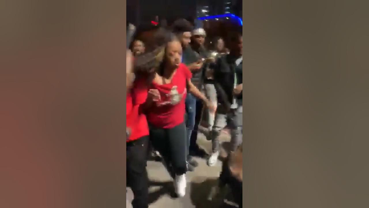 group of black girls fighting at Club Cirque 💀 Downtown Dallas YouTube