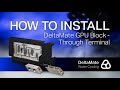 How to install the DeltaMate GPU Block - Through Terminal
