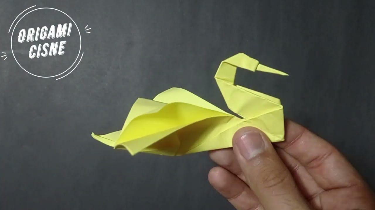 Como Fazer um Origami Cisne de Papel Fácil Passo a Passo.