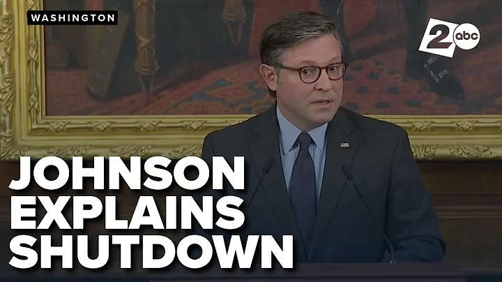Speaker Mike Johnson discusses the government shutdown