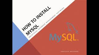 Mysql Pc Installation Guide