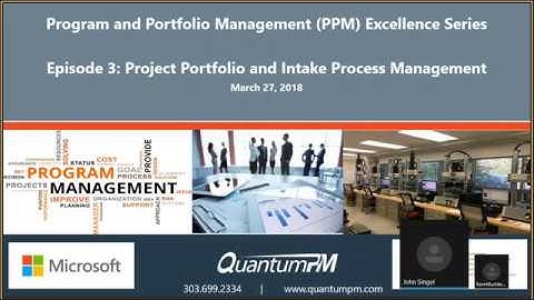 Project Portfolio and Intake Process Management