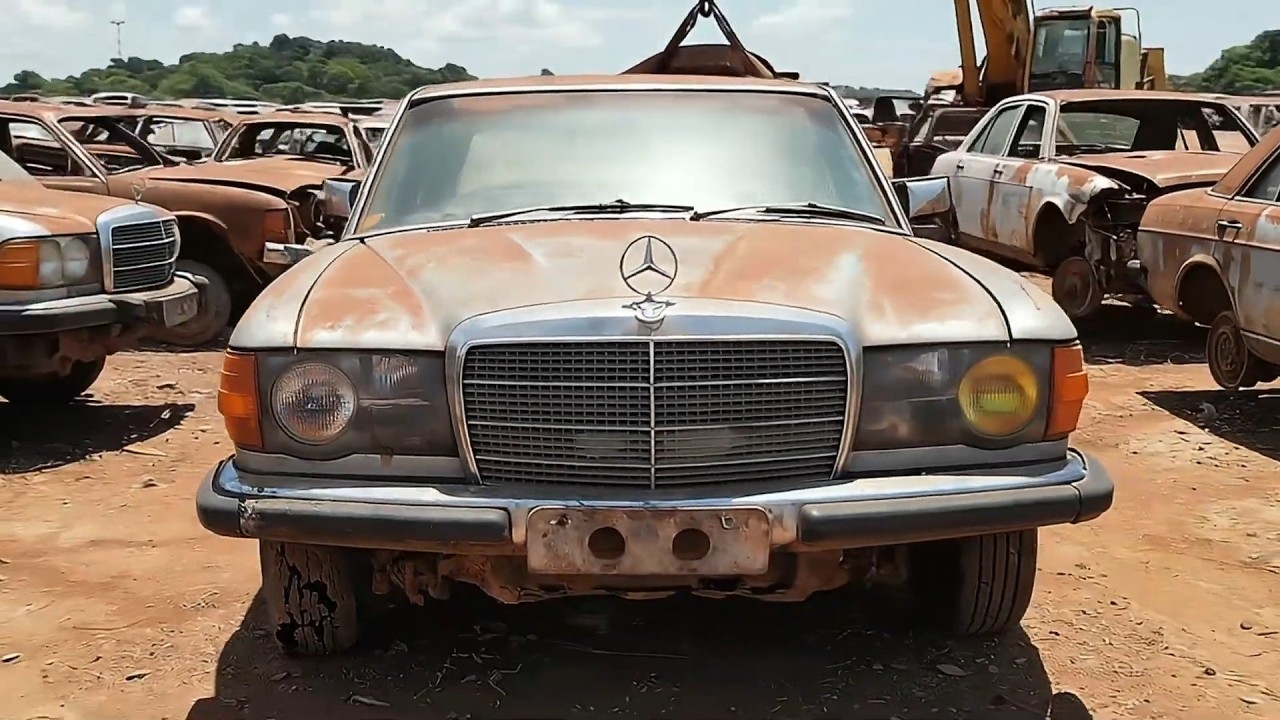 RESTAURAÇÃO DE UMA MERCEDES 280S COMPRADA EM LEILÃO DO DETRAN — PARADA HÁ DÉCADAS