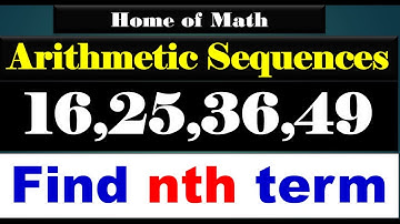 How to find nth term of Arithmetic Sequences/pattern #olevelmathematics  #usamath #usaschools #usa