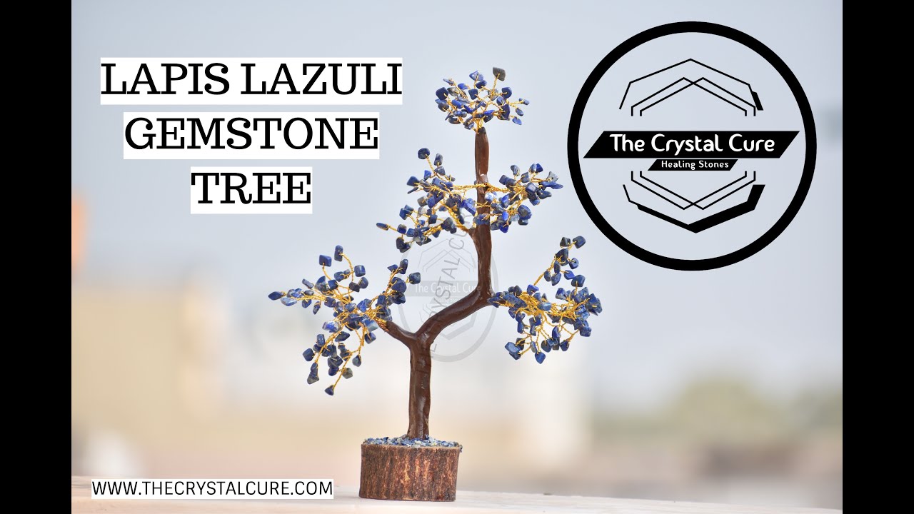 Lapis Lazuli Healing Gemstone Tree by THE CRYSTAL CURE