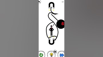 Save Stickman: Brain Draw Line #animation #shorts