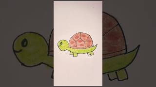 draw turtle🐢✨🥳||draw turtle step by step#easydrawing #art #animalshorts