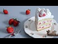 딸기 생크림 케이크 만들기 l strawberry cream cake recipe l 서담(SEODAM)