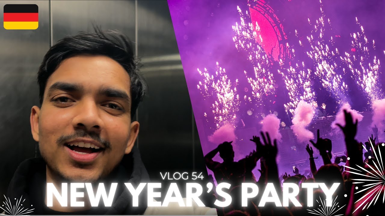 New Year Celebration in Berlin | Bollywood party 2025 | Vlog 54