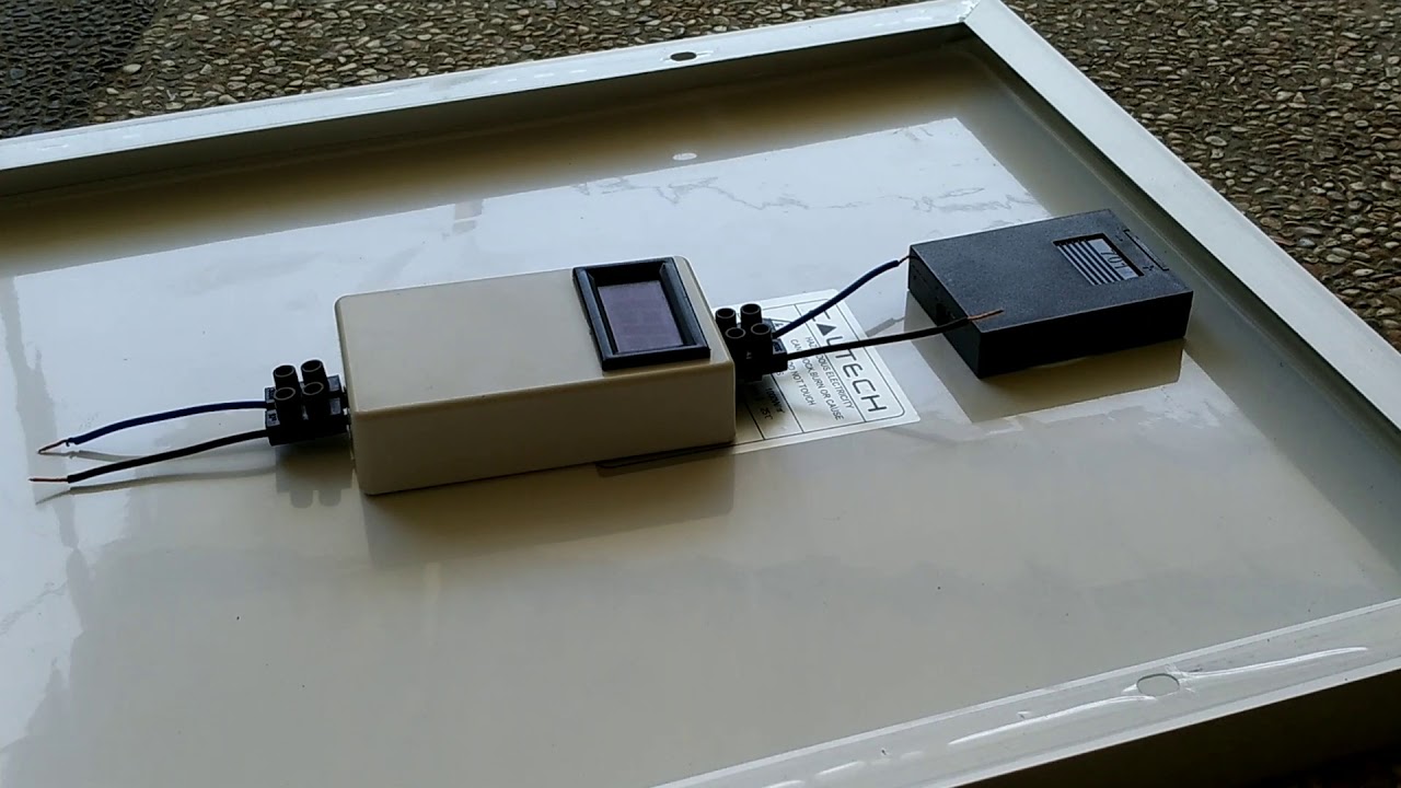 DIY: Rangkaian Solar Panel Sederhana tanpa Controller (10-50WP) - YouTube