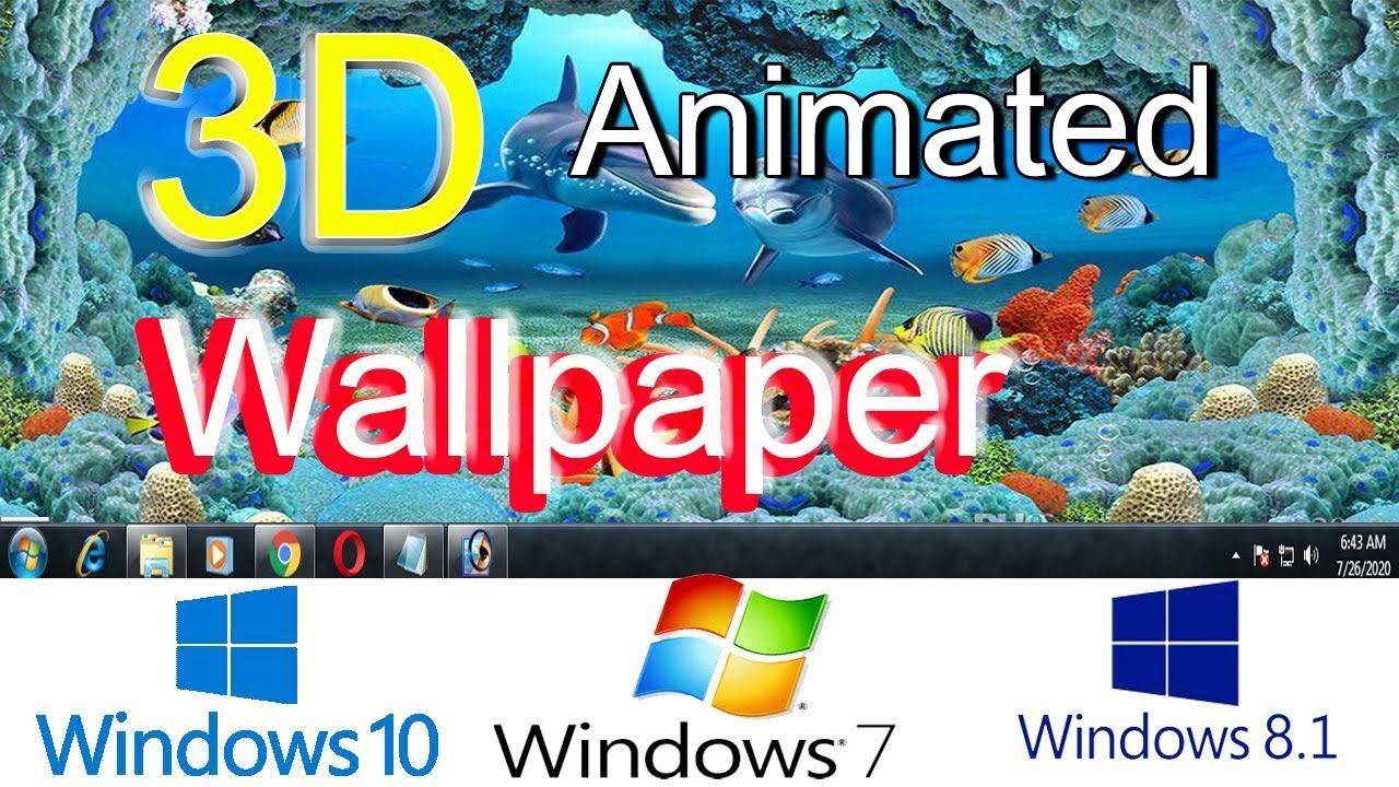 How to add 3D Animated Wallpapers to the Windows 10 Desktop - Tech