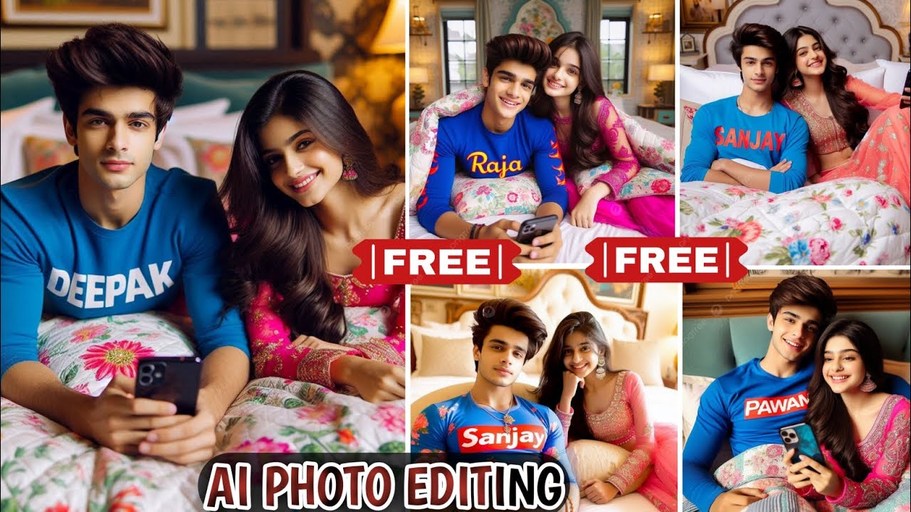 beautiful girl and boy name photo | wings name video editing | emage tutorial video 2024😘✨