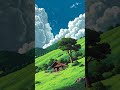 🌿 This Ghibli Animation Might Save Your Day 😌 #asmr #relax
