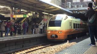 E653系『ほくほく十日町雪まつり号』大宮駅発車