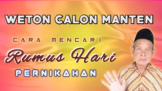 Weton Pasangan untuk Nikahan @eyangkondobuwono