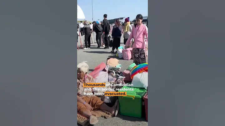 Thousands flee Thai-Cambodian border as deadly clashes reignite | #ajshorts