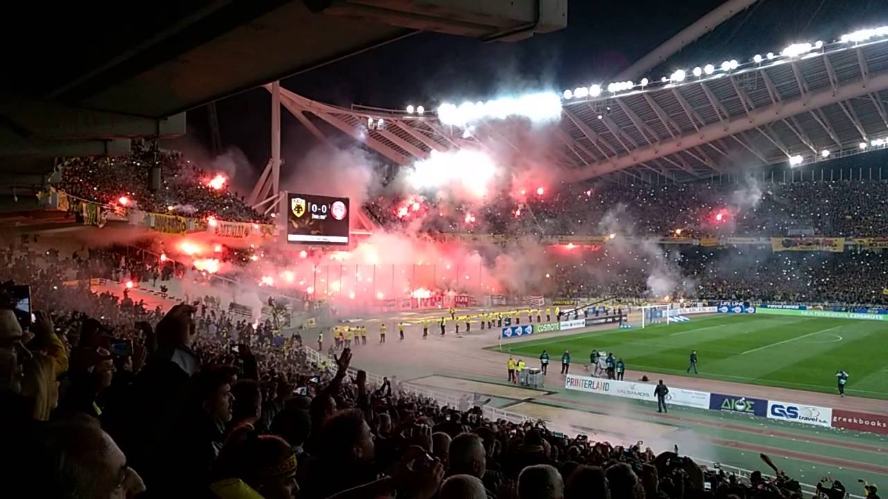 AEK-Olympiakos 70.000 AEK Fans!!! - YouTube