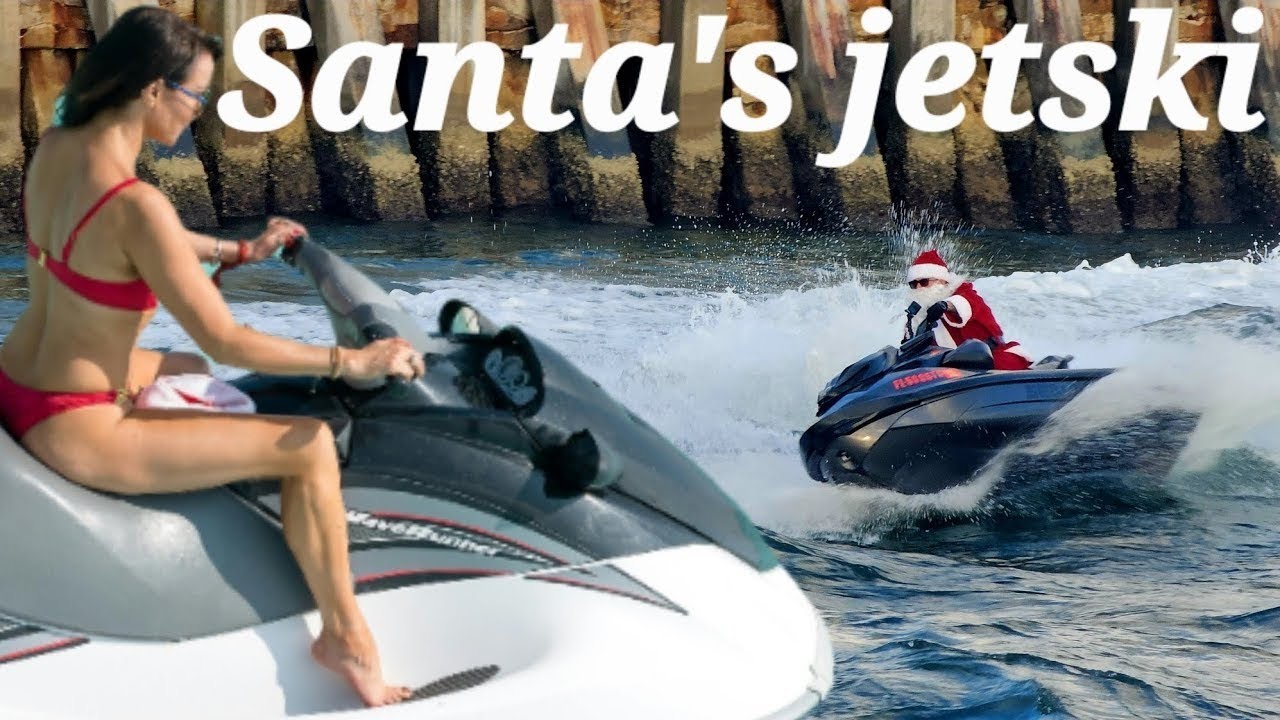 Santa Went Full "Florida Man" Mode Jet Ski & Boat Girls Inlet ASMR