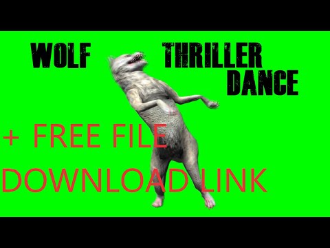 #2023 Animated Wolf Dance Thriller Pack 3D + Free File Download