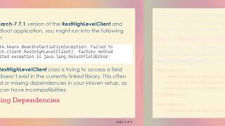 Resolving the java.lang.NoSuchFieldError: IGNORE_DEPRECATIONS in Spring Boot with Elastic Search