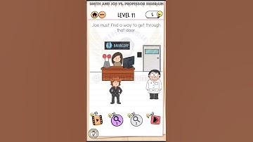 Brain Test 2 Smith and Joe vs. Professor Bigbrain Level 11