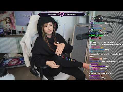 Chat begs for Pokimane’s feet 😬
